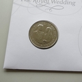 2018 Prince Harry & Meghan Markle The Royal Wedding 5 Pounds Coin Cover - Royal Mail First Day Cover