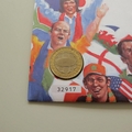 1999 Rugby World Cup 2  Pounds Coin Cover - Royal Mail First Day Cover