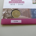 2000 Public Libraries 150th Anniversary 50p Pence Coin Cover - Royal Mail First Day Cover