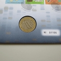 2003 DNA Discoveries Celebrating 50 Years 2 Pounds Coin Cover - Royal Mail First Day Cover