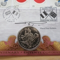 2004 Entente Cordiale Centenary 5 Pounds Coin Cover - Benham First Day Cover