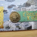 2004 The Giant's Causeway 1 Pound Coin Cover - Benham First Day Cover Signed