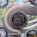 2002 Just So Stories Elephant 1 Dollar Coin Cover - Benham First Day Cover Signed