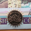 2002 British Coastline  1 Crown Coin Cover - Benham First Day Cover Signed by Pete Goss