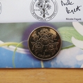 2002 Occasions 1 Crown Coin Cover - Benham First Day Cover Signed by Nicola Pagett