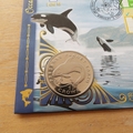 2003 Occasions Preserve Planet Earth 1 Crown Coin Cover - Benham First Day Cover Signed