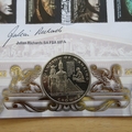 2003 British Museum 250th Anniversary 1 Crown Coin Cover - Benham First Day Cover Signed
