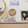 1997 Cabot's Discovery of North America 500th Anniversary Coin Cover - Benham First Day Cover