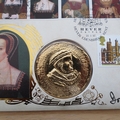 1997 King Henry VIII & His Six Wives Anne Boleyn Medal Cover - Benham First Day Cover - Signed