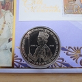 1999 Queen Elizabeth II 20th Century British Monarchs Crown Coin Cover - Benham First Day Cover