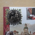 2005 Trooping The Colour HM Queen Elizabeth II 1 Crown Coin First Day Cover - Benham FDC Signed by Huw Edwards