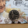 2002 HM Queen Elizabeth The Queen Mother Crown Coin Cover - Benham First Day Cover - Signed