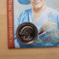 2000 The Queen Mother 100th Birthday Isle of Man Crown Coin Cover - Benham First Day Cover - Signed