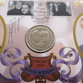 1999 Prince Edward Royal Wedding Crown Coin Cover - Benham First Day Cover - Signed