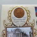 1997 Copper Penny Bicentenary One Penny Coin Cover - Benham First Day Cover - Signed
