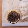 1999 Millennium Time John Harrison 5 Pounds Coin Cover - Mercury First Day Cover
