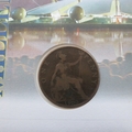 1999 Millennium Dome Victorian One Penny Coin Cover - Mercury First Day Cover