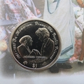 1998 Diana Princess of Wales with Mother Teresa 1 Dollar Coin Cover - Mercury First Day Cover