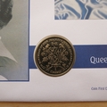 2001 HM Queen Elizabeth II 75th Birthday 1 Crown Coin Cover - Gibraltar First Day Cover - Mercury