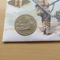 1994 D-Day Landings 50th Anniversary 1 Crown Coin Cover - Isle of Man First Day Cover - Gen Eisenhower