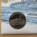 1994 D-Day Landings 50th Anniversary 1 Crown Coin Cover - Isle of Man First Day Cover - Walter B Smith