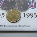 1995 VJ Day 50th Anniversary End of WWII 2 Pounds Coin Cover - Mercury First Day Cover