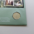 2009 Kew Gardens 250th Anniversary 50p Pence Coin Cover - Royal Mail First Day Covers