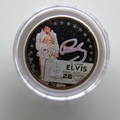 2010 Elvis Presley 75th Birthday USA Coin Set - JFK Half Dollar and Indiana Quarter