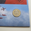 2018 Royal Air Force RAF 100th Anniversary 2 Pounds Coin Cover - Royal Mail First Day Cover