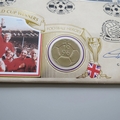 1996 England Football World Cup Winners 30th Anniversary 2 Pounds Coin Cover - Benham First Day Cover