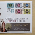 2012 Queen Elizabeth II's Silver Jubilee Silver Crown Coin Cover - First Day Cover by Westminster