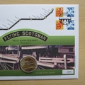 2013 Flying Scotsman 90th Anniversary Silver 5 Pounds Coin Cover - First Day Cover by Westminster