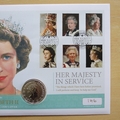 2019 Her Majesty In Service 1oz Silver Britannia 2 Pounds Coin Cover - First Day Cover Westminster