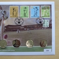 2019 Cricket World Cup 50p Pence x5 Coin Cover - First Day Cover by Westminster