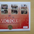 2020 VE Day Victory 75th Anniversary Silver Proof 2 Pounds Coin Cover - First Day Cover by Westminster