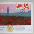 2020 Remembrance Day Silver Proof 5 Pounds Coin Cover - First Day Cover by Westminster