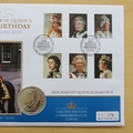 2020 The Queen's Official Birthday 1oz Silver Britannia Coin Cover - First Day Cover Westminster