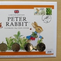 2020 Peter Rabbit Ultimate 50p Pence x5 Coin Cover - First Day Cover by Westminster