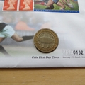 1999 The 1999 Rugby World Cup 2 Pounds Coin Cover - First Day Cover by Mercury