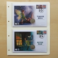 2020 The Peter Pan Complete 50p Pence Isle of Man Coin Cover Collection - First Day Covers