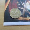 2002 Peter Pan The Boy Who Wouldn't Grow Up Crown Coin Cover - First Day Cover Mercury
