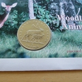 2004 Woodland Animals 1 Crown Coin Cover - First Day Cover by Mercury