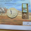 2004 The Crimean War 150th Anniversary Silver 5 Pounds Coin Cover - First Day Cover by Mercury