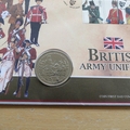 2007 British Army Uniforms 1 Crown Coin Cover - First Day Cover by Mercury