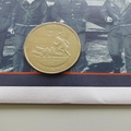 2008 RAF Uniforms 5 Pounds Coin Cover - First Day Cover by Mercury