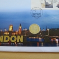 2008 London Handover From Beijing Olympic Games 1 Pound Coin Cover - First Day Cover Mercury