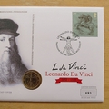 2019 Leonardo Da Vinci 500th Anniversary 1 Euro Coin Cover - First Day Covers Westminster