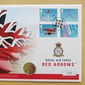 2019 Royal Air Force Red Arrows 2 Pounds Coin Cover - First Day Cover Westminster