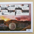 2020 William Wordsworth 250th Anniversary 5 Pounds Coin Cover - First Day Cover Westminster