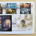 2020 Sherlock Holmes 50p Pence Coin Cover - First Day Cover Westminster